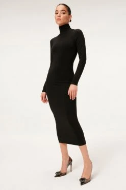 GOOD AMERICAN SUNDOWN DRESS | BLACK001