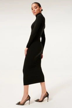 GOOD AMERICAN SUNDOWN DRESS | BLACK001