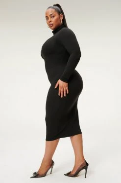 GOOD AMERICAN SUNDOWN DRESS | BLACK001