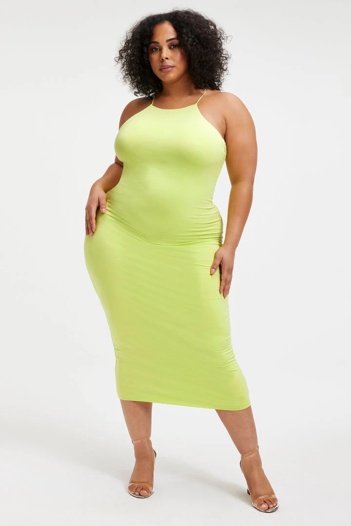 Deals โค๏ธ GOOD AMERICAN GOOD TOUCH '90S HALTER ๐ DRESS | KEY LIME001 Good '90s โ๏ธ 5 GOOD AMERICAN GOOD TOUCH '90S HALTER DRESS | KEY LIME001 Good '90s