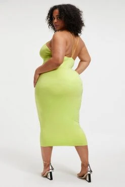 Deals โค๏ธ GOOD AMERICAN GOOD TOUCH '90S HALTER ๐ DRESS | KEY LIME001 Good '90s โ๏ธ 12 GOOD AMERICAN GOOD TOUCH '90S HALTER DRESS | KEY LIME001 Good '90s