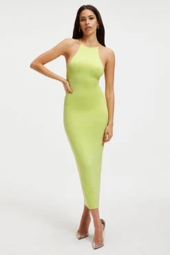 Deals โค๏ธ GOOD AMERICAN GOOD TOUCH '90S HALTER ๐ DRESS | KEY LIME001 Good '90s โ๏ธ 16 GOOD AMERICAN GOOD TOUCH '90S HALTER DRESS | KEY LIME001 Good '90s
