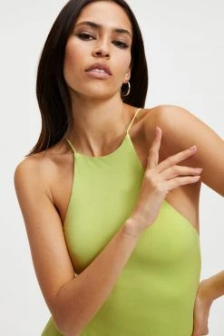 Deals โค๏ธ GOOD AMERICAN GOOD TOUCH '90S HALTER ๐ DRESS | KEY LIME001 Good '90s โ๏ธ 15 GOOD AMERICAN GOOD TOUCH '90S HALTER DRESS | KEY LIME001 Good '90s