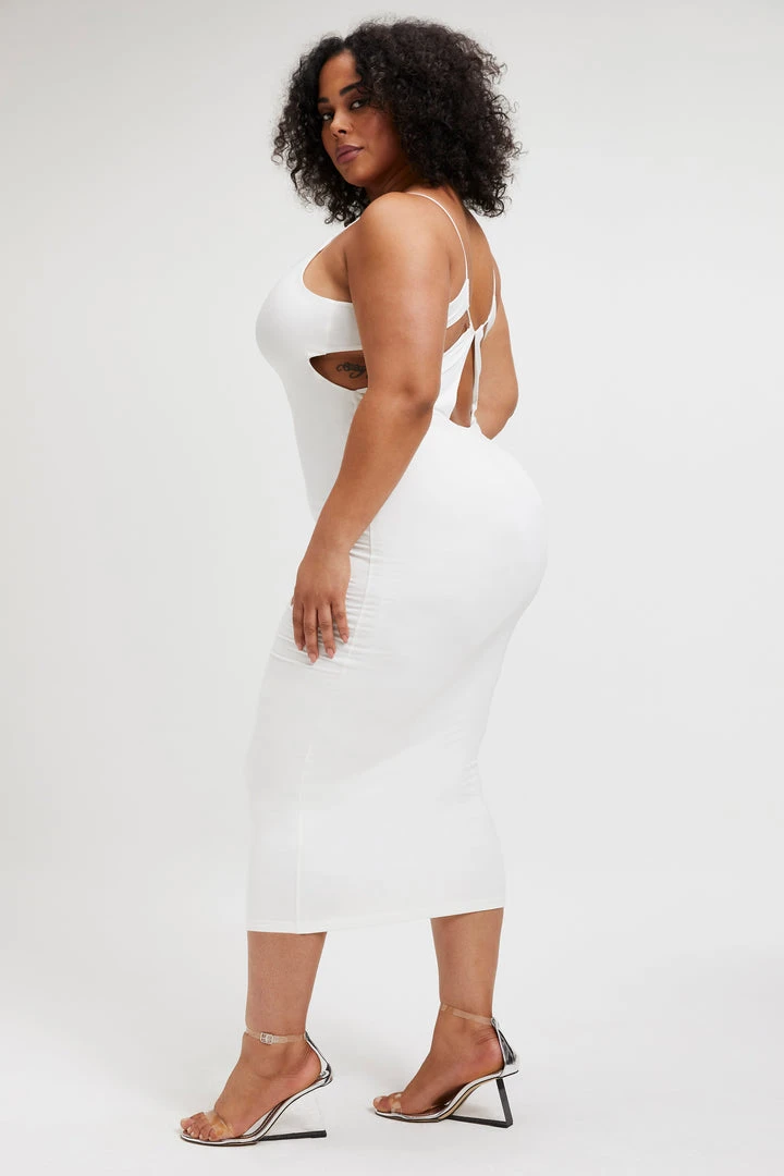Deals π― GOOD AMERICAN GOOD TOUCH '90s OPEN BACK DRESS | IVORY001 π€© 6 GOOD AMERICAN GOOD TOUCH '90s OPEN BACK DRESS | IVORY001