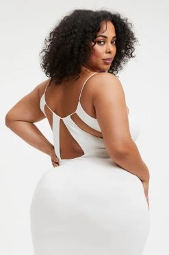 Deals π― GOOD AMERICAN GOOD TOUCH '90s OPEN BACK DRESS | IVORY001 π€© 13 GOOD AMERICAN GOOD TOUCH '90s OPEN BACK DRESS | IVORY001