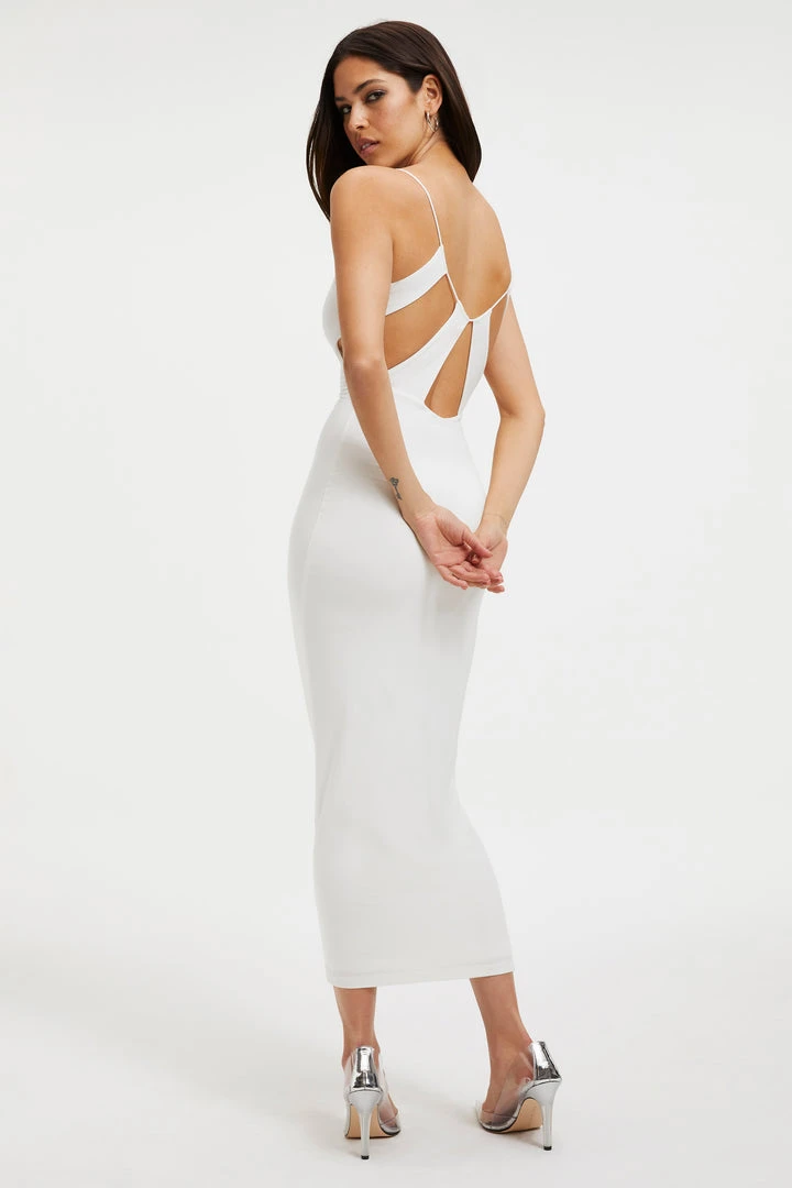 Deals π― GOOD AMERICAN GOOD TOUCH '90s OPEN BACK DRESS | IVORY001 π€© 4 GOOD AMERICAN GOOD TOUCH '90s OPEN BACK DRESS | IVORY001