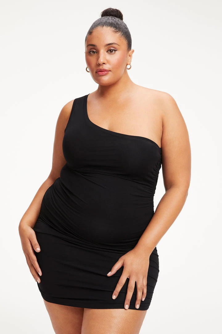 Wholesale 🔥 GOOD AMERICAN GOOD TOUCH RUCHED MINI DRESS | BLACK001 DRESSes ✨ 2 GOOD AMERICAN GOOD TOUCH RUCHED MINI DRESS | BLACK001 Dresses