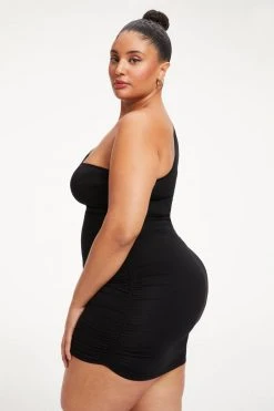 Wholesale 🔥 GOOD AMERICAN GOOD TOUCH RUCHED MINI DRESS | BLACK001 DRESSes ✨ 13 GOOD AMERICAN GOOD TOUCH RUCHED MINI DRESS | BLACK001 Dresses