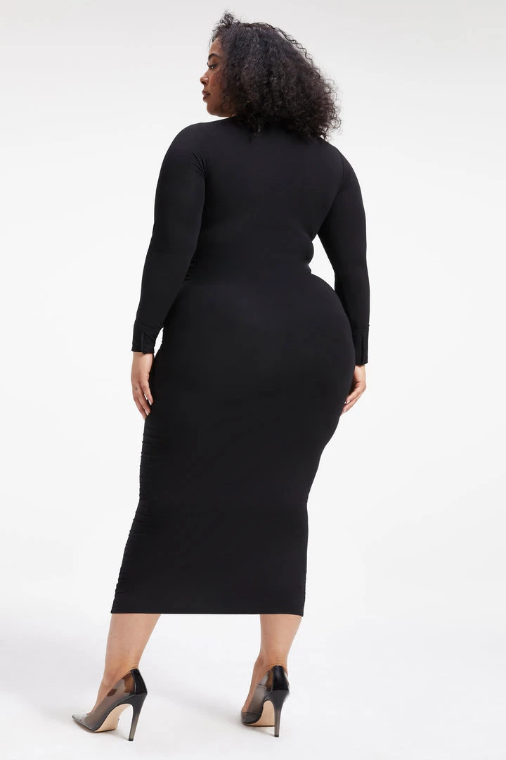 Deals 😍 GOOD AMERICAN Dresses GOOD TOUCH CUT OUT MIDI Dress | BLACK001 ✨ 8 GOOD AMERICAN Dresses GOOD TOUCH CUT OUT MIDI DRESS | BLACK001