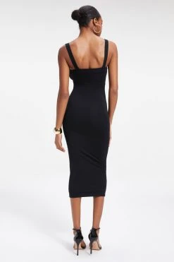 GOOD AMERICAN Good '90s '90s TANK DRESS | BLACK001