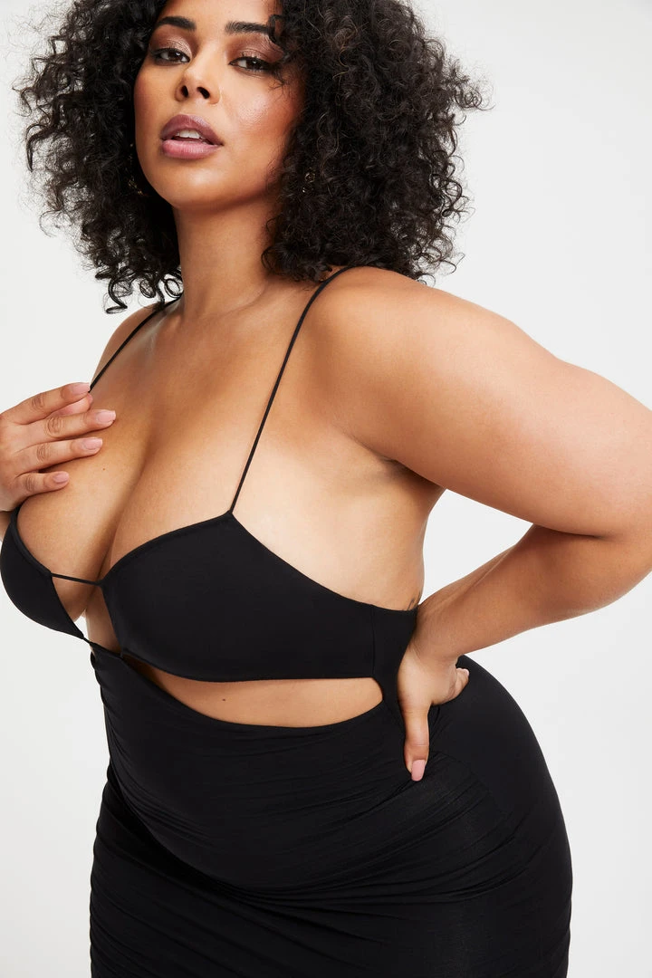 Best reviews of 😀 GOOD AMERICAN GOOD TOUCH CUT BRA 😀 DRESS | BLACK001 ⭐ 12 GOOD AMERICAN GOOD TOUCH CUT BRA DRESS | BLACK001