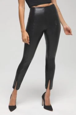 GA-SALE Leggings & Pants LEATHER BOSS PANT SKINNY | BLACK001