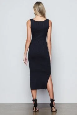 GOOD AMERICAN BELTED BODY DRESS | BLACK001 Dresses