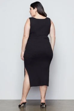 GOOD AMERICAN BELTED BODY DRESS | BLACK001 Dresses