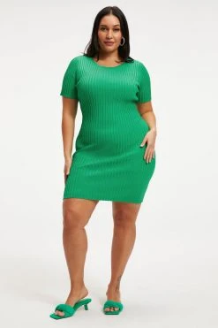 Best reviews of 🔔 GOOD AMERICAN Dresses RIBBED OPEN BACK TEE Dress | SUMMER GREEN002 🛒 20 GOOD AMERICAN Dresses RIBBED OPEN BACK TEE DRESS | SUMMER GREEN002