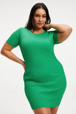Best reviews of 🔔 GOOD AMERICAN Dresses RIBBED OPEN BACK TEE Dress | SUMMER GREEN002 🛒 21 GOOD AMERICAN Dresses RIBBED OPEN BACK TEE DRESS | SUMMER GREEN002