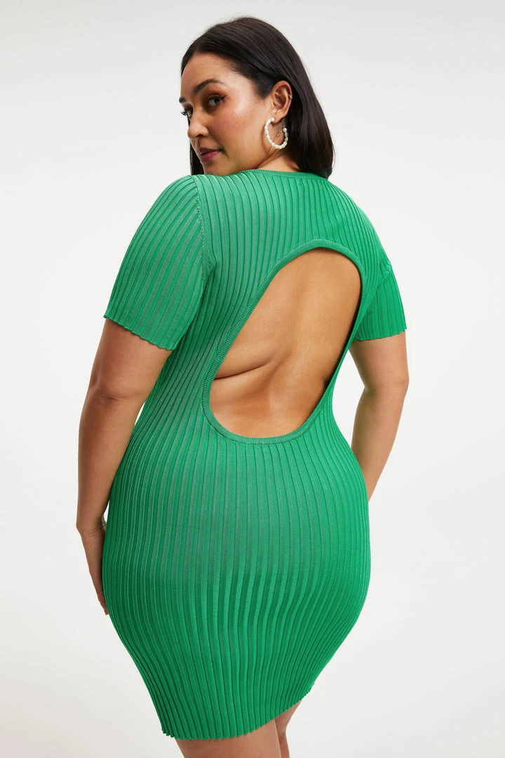 Best reviews of 🔔 GOOD AMERICAN Dresses RIBBED OPEN BACK TEE Dress | SUMMER GREEN002 🛒 7 GOOD AMERICAN Dresses RIBBED OPEN BACK TEE DRESS | SUMMER GREEN002
