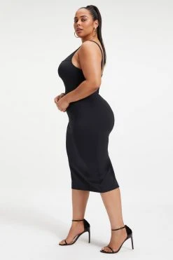 Flash Sale ๐ฅฐ GOOD AMERICAN SCUBA U CORSET MIDI DRESS | BLACK001 ๐ฏ 12 GOOD AMERICAN SCUBA U CORSET MIDI DRESS | BLACK001