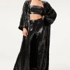 GA-SALE SEQUIN ROBE | BLACK001 Tops