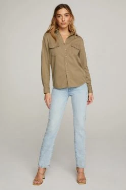 GA-FINAL GOOD EASY SHIRT | KHAKI01 Tops