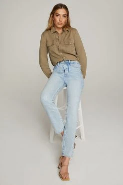 GA-FINAL GOOD EASY SHIRT | KHAKI01 Tops