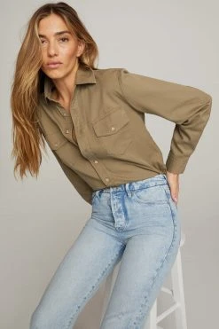 GA-FINAL GOOD EASY SHIRT | KHAKI01 Tops