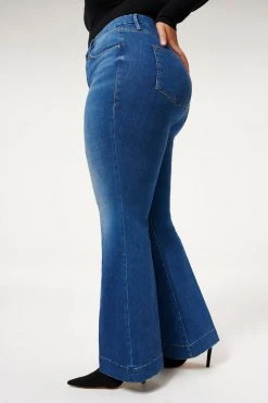 GA-SALE GOOD FLARE TROUSER HEM | BLUE363