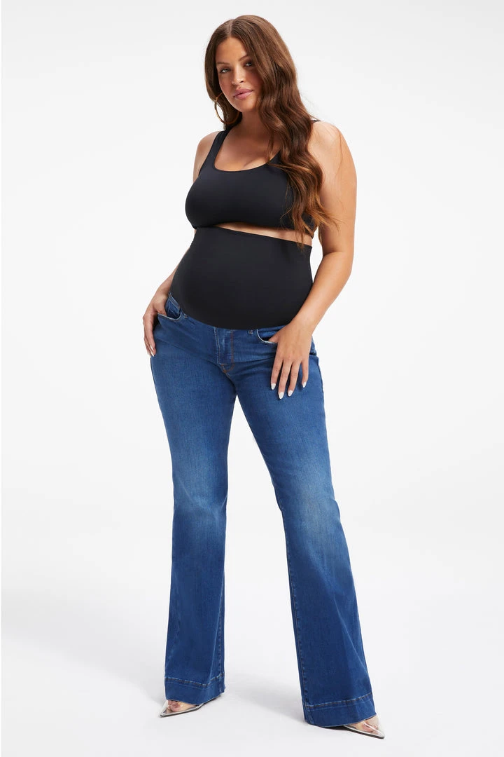 Best reviews of ✔️ GOOD AMERICAN Brand New Denim MATERNITY GOOD FLARE | BLUE363 👏 4 GOOD AMERICAN Brand New Denim MATERNITY GOOD FLARE | BLUE363
