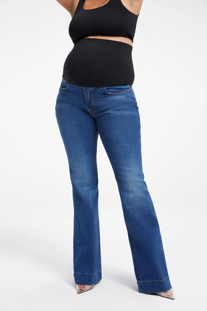 Best reviews of ✔️ GOOD AMERICAN Brand New Denim MATERNITY GOOD FLARE | BLUE363 👏 5 GOOD AMERICAN Brand New Denim MATERNITY GOOD FLARE | BLUE363