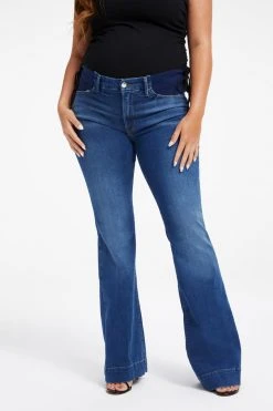 GOOD AMERICAN MATERNITY GOOD FLARE | BLUE363 Brand New Denim