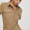 GA-SALE Jumpsuits FIT FOR SUCCESS JUMPSUIT | KHAKI005