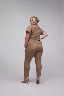 GA-SALE Jumpsuits FIT FOR SUCCESS JUMPSUIT | KHAKI005