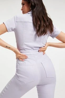 GOOD AMERICAN FIT FOR SUCCESS JUMPSUIT | LILAC MIST001 Jumpsuits