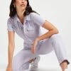 GOOD AMERICAN FIT FOR SUCCESS JUMPSUIT | LILAC MIST001 Jumpsuits