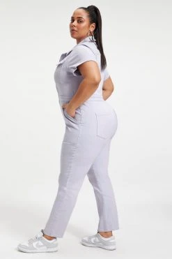 GOOD AMERICAN FIT FOR SUCCESS JUMPSUIT | LILAC MIST001 Jumpsuits