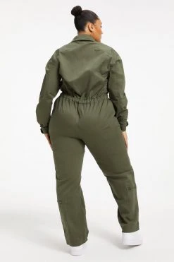 GOOD AMERICAN FLIGHT SUIT | FERNGREEN