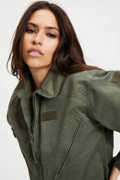 GOOD AMERICAN FLIGHT SUIT | FERNGREEN