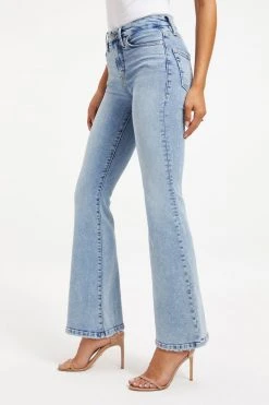 GOOD AMERICAN GOOD LEGS FLARE SPLIT POCKETS | INDIGO131