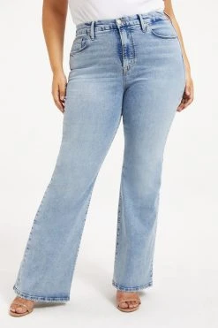 GOOD AMERICAN GOOD LEGS FLARE SPLIT POCKETS | INDIGO131