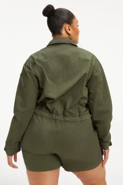 GOOD AMERICAN FLIGHT SUIT | FERNGREEN001 Jumpsuits