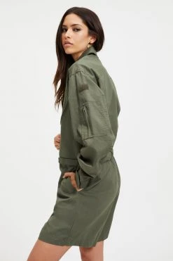 GOOD AMERICAN FLIGHT SUIT | FERNGREEN001 Jumpsuits