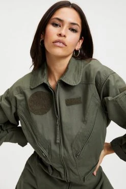 GOOD AMERICAN FLIGHT SUIT | FERNGREEN001 Jumpsuits