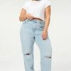 GOOD AMERICAN High Waisted GOOD '90S | BLUE542