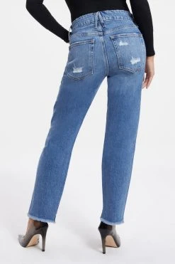 GOOD AMERICAN GOOD GIRLFRIEND W/ SIDE STEP | BLUE448 Straight