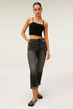 GA-SALE THE WEEKENDER JEAN | BLACK217 Loose