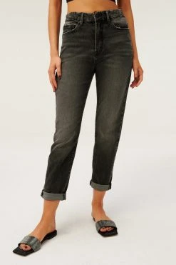 GA-SALE THE WEEKENDER JEAN | BLACK217 Loose