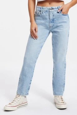 GOOD AMERICAN Straight GOOD GIRLFRIEND PETITE | INDIGO026