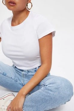 GOOD AMERICAN Straight GOOD GIRLFRIEND PETITE | INDIGO026