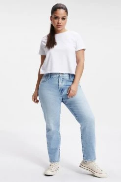 GOOD AMERICAN Straight GOOD GIRLFRIEND PETITE | INDIGO026