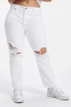 GA-SALE Straight GOOD GIRLFRIEND PETITE | WHITE035